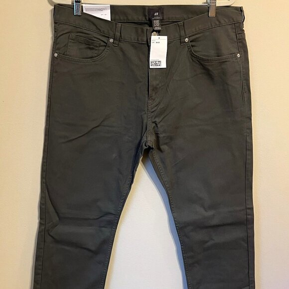 H&M Other - H&M Slim Fit Olive Green Jeans Men's 36/32 NWT